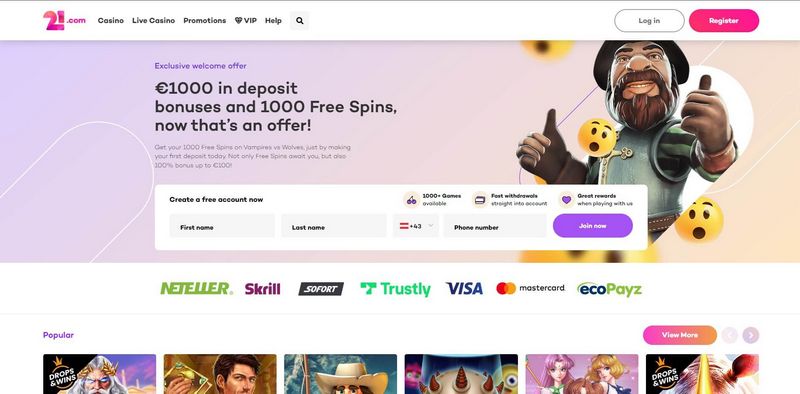 Evaluación de 21Casino 2026